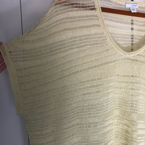 SOLD Pure J.Jill T-shirt / cover-up - Picture 3 of 7